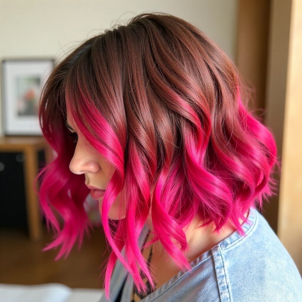 20 Juicy Examples of Underlayer Hair Color Trend: lead gallery photo for styling reference