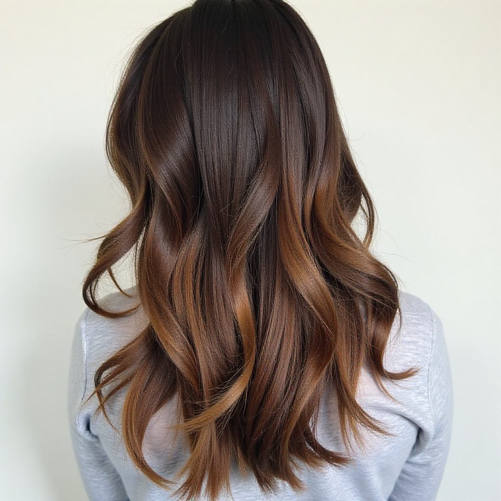 Natural Babylights on Long Brown Waves