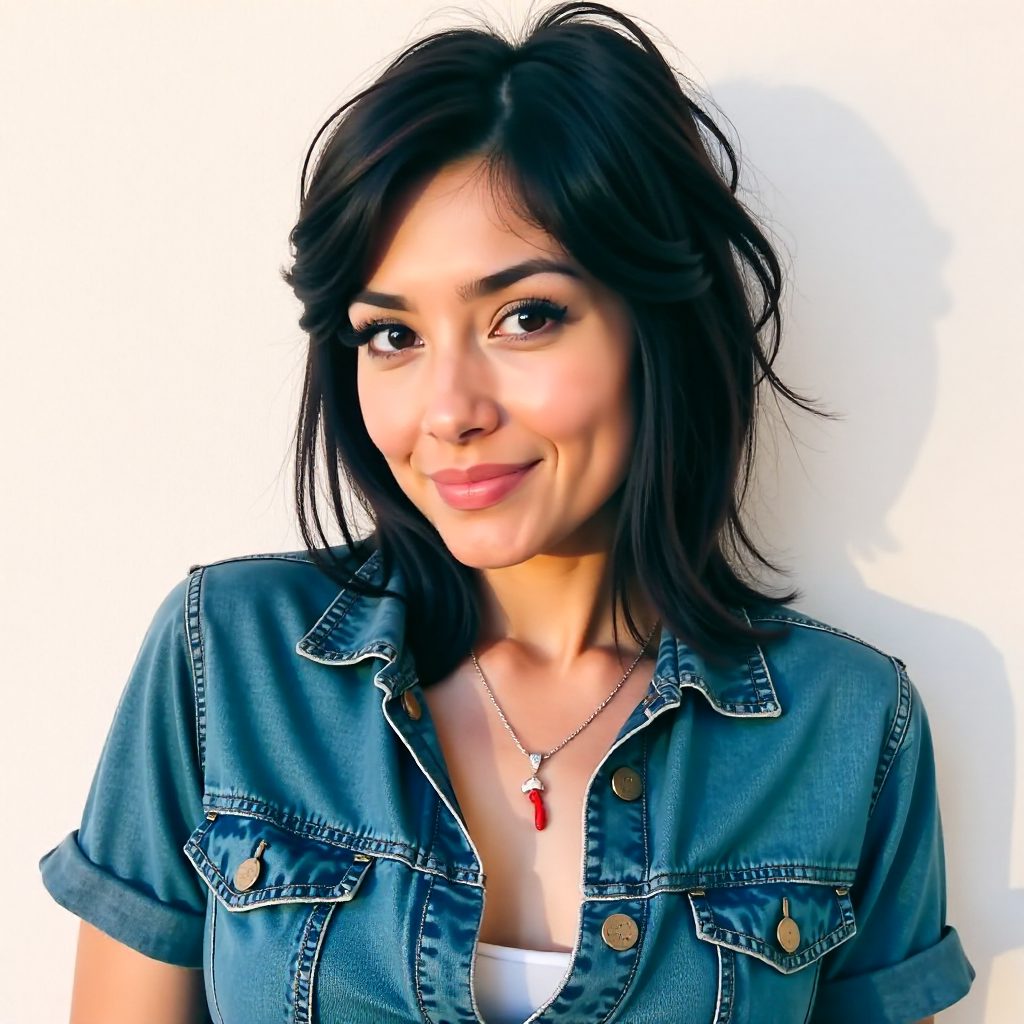 Shaggy Mullet with Baby Bangs for Wavy Hair