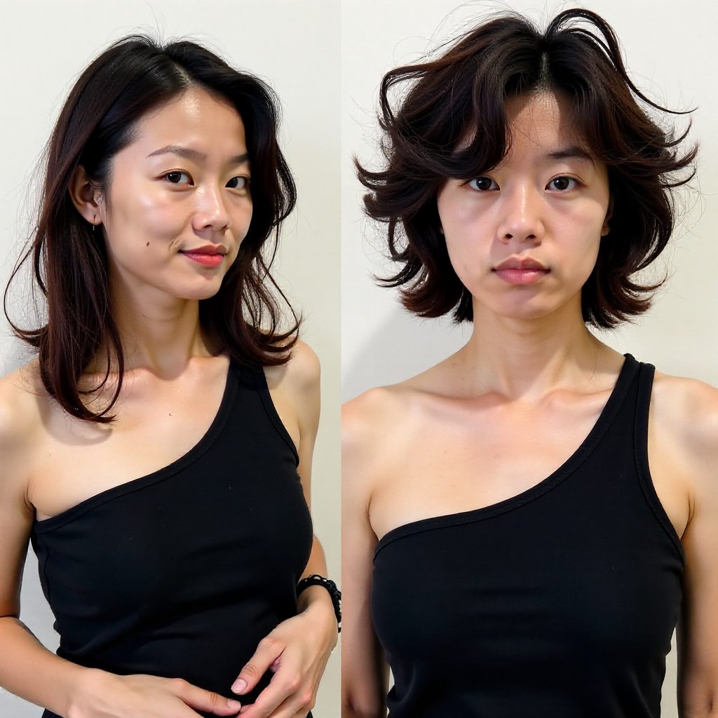 30 Snazzy Short Hairstyles for Thick Wavy Hair: lead gallery photo for styling reference