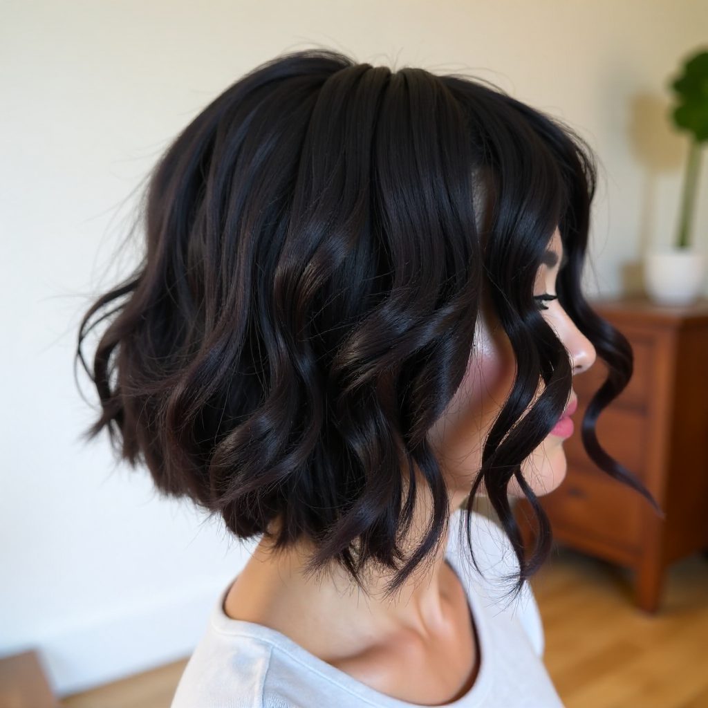 Classic Bob for Thick Type 3 Hair