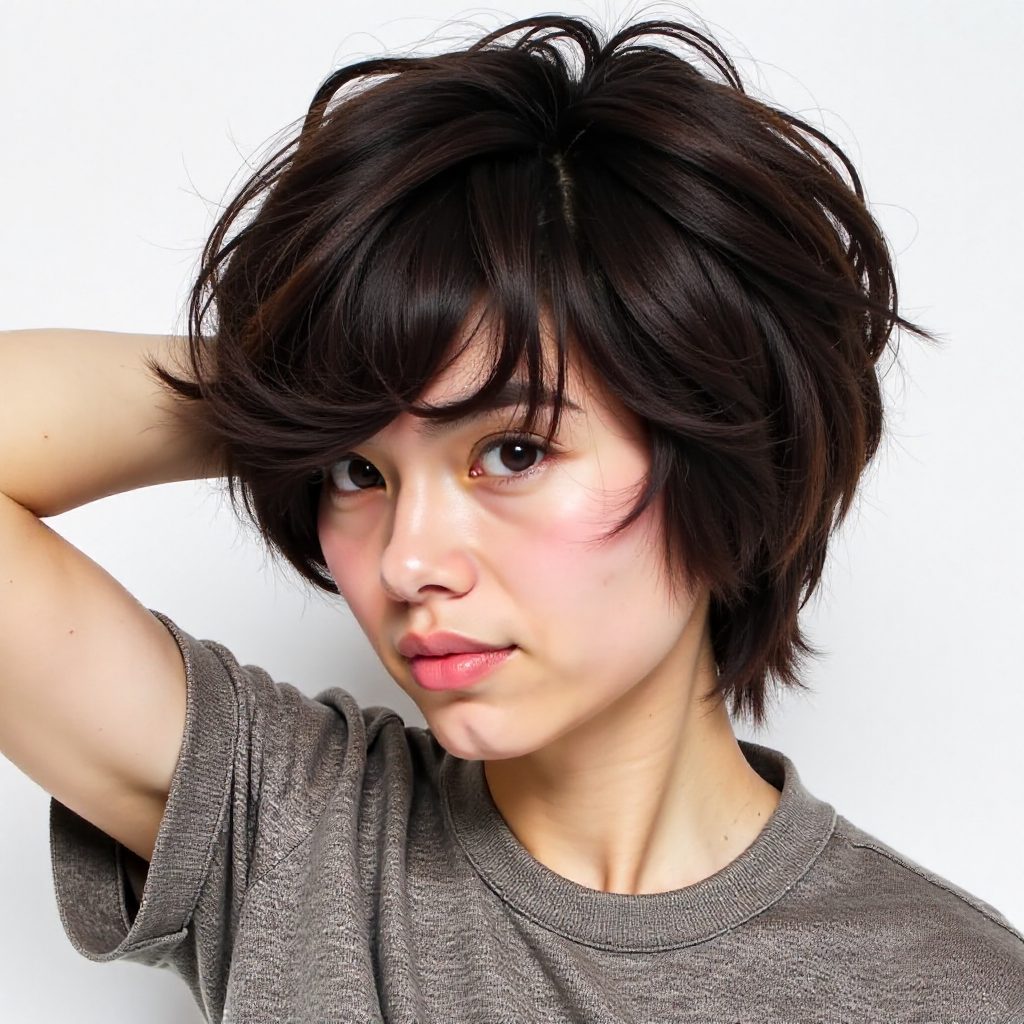 Round Bob for Bouncy Tight Curls