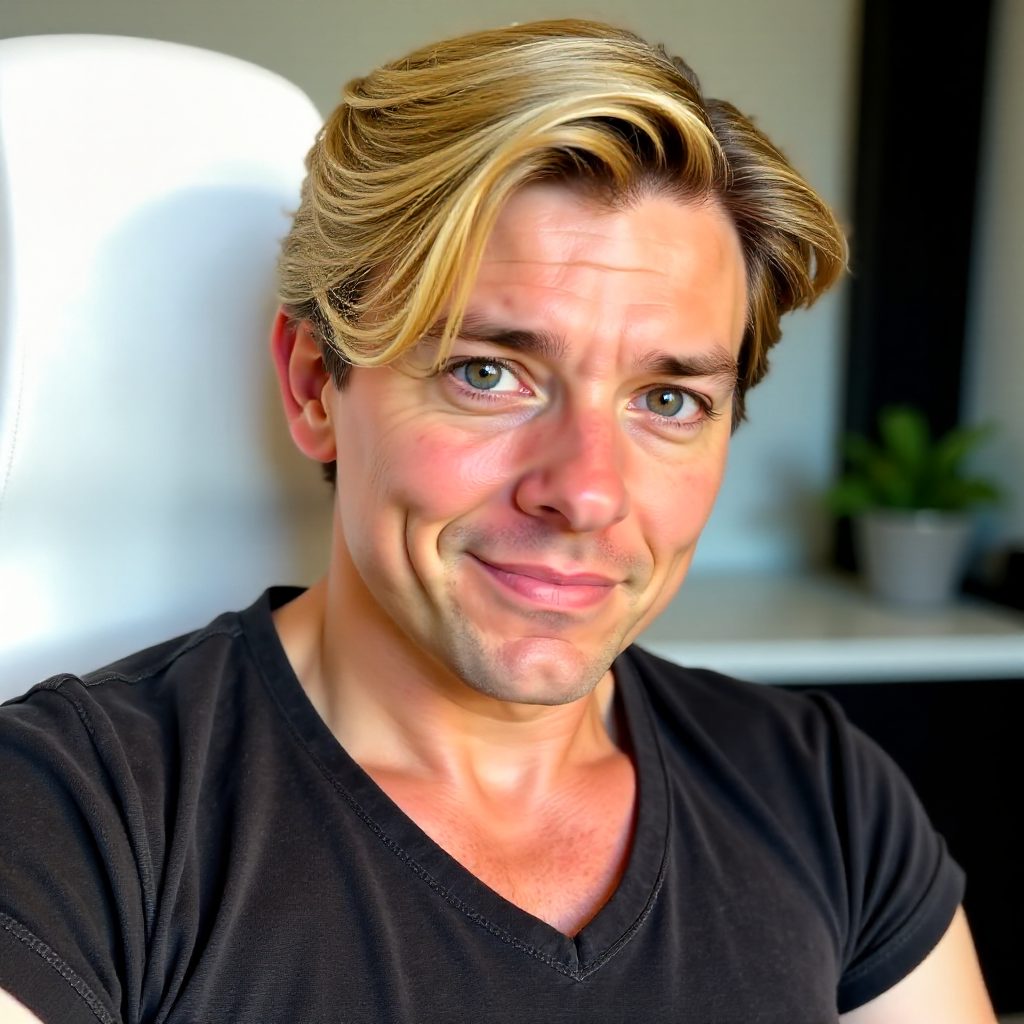 Blonde Pixie with Volume on Top