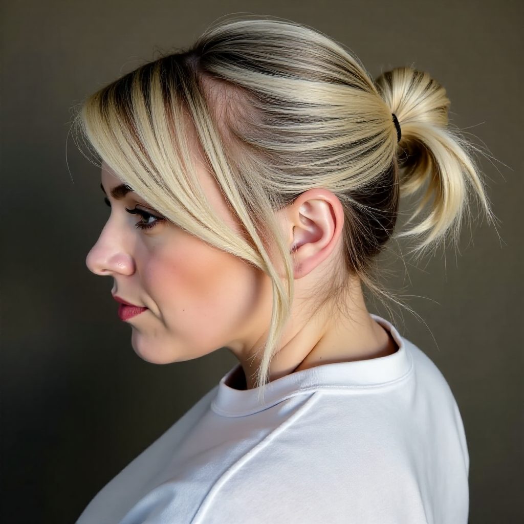 Short Bob with Feathery Top Layers