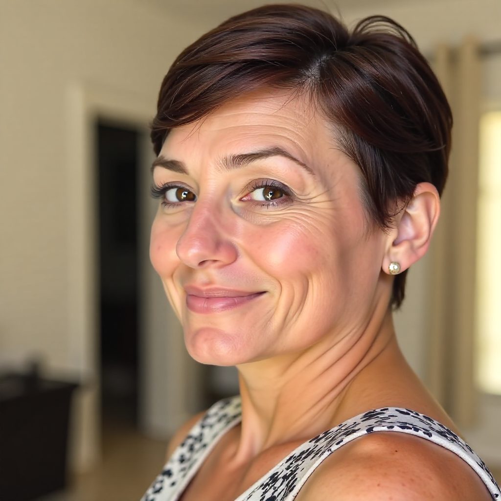 Thick Short Pixie for Coarse Hair