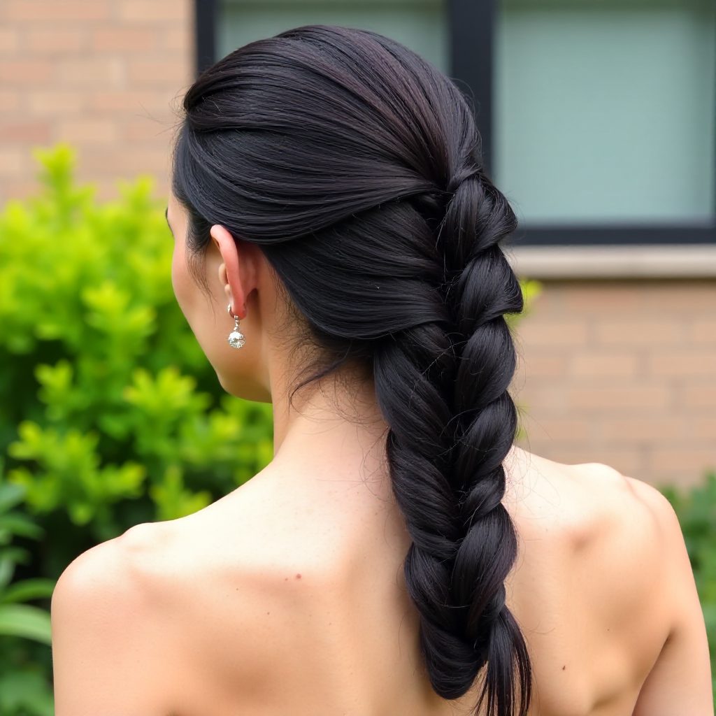 Intricate Vicking Braid Hairstyle