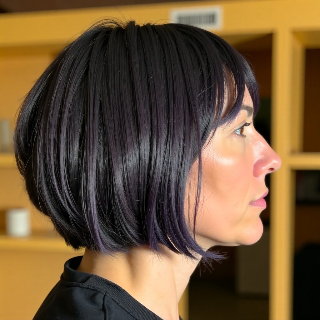 Blunt Bob with Delicate Face Framing