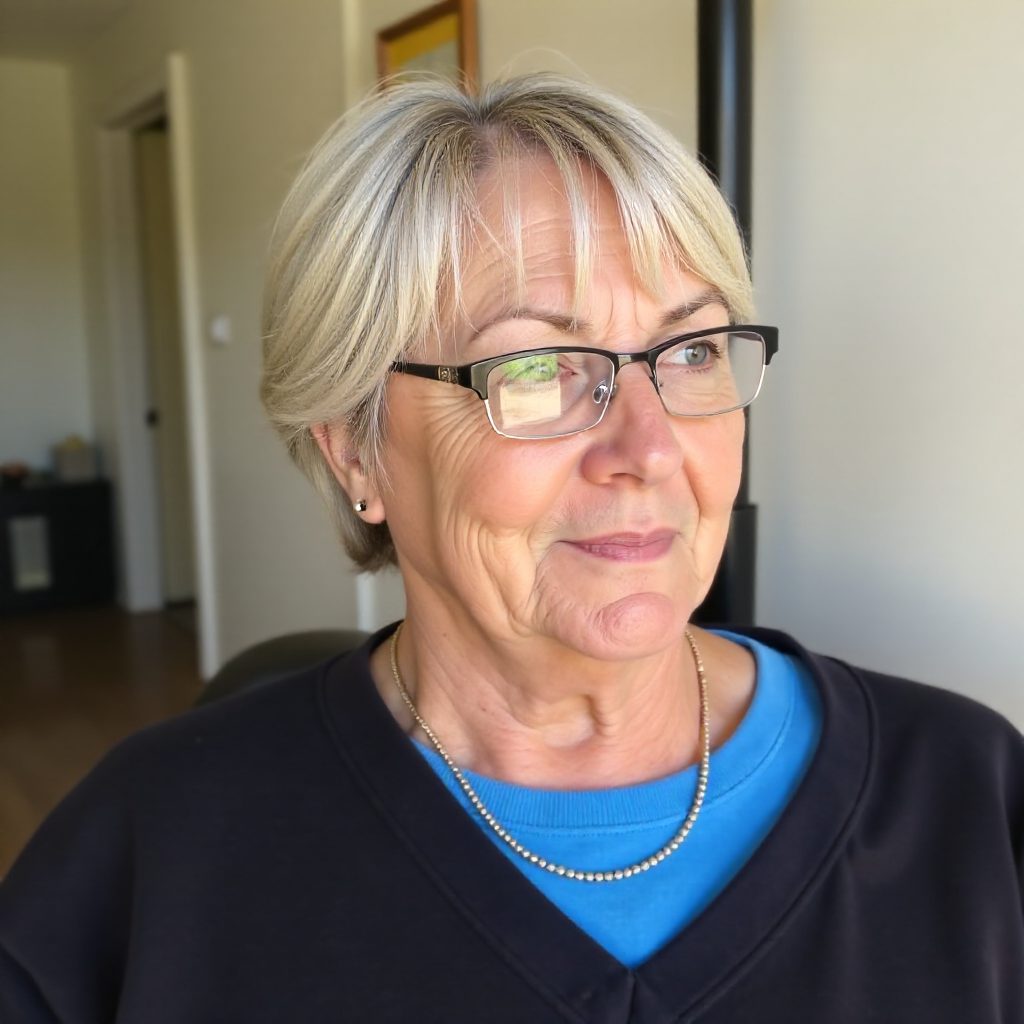 Classic Blonde Pixie Bob for Women Over 50