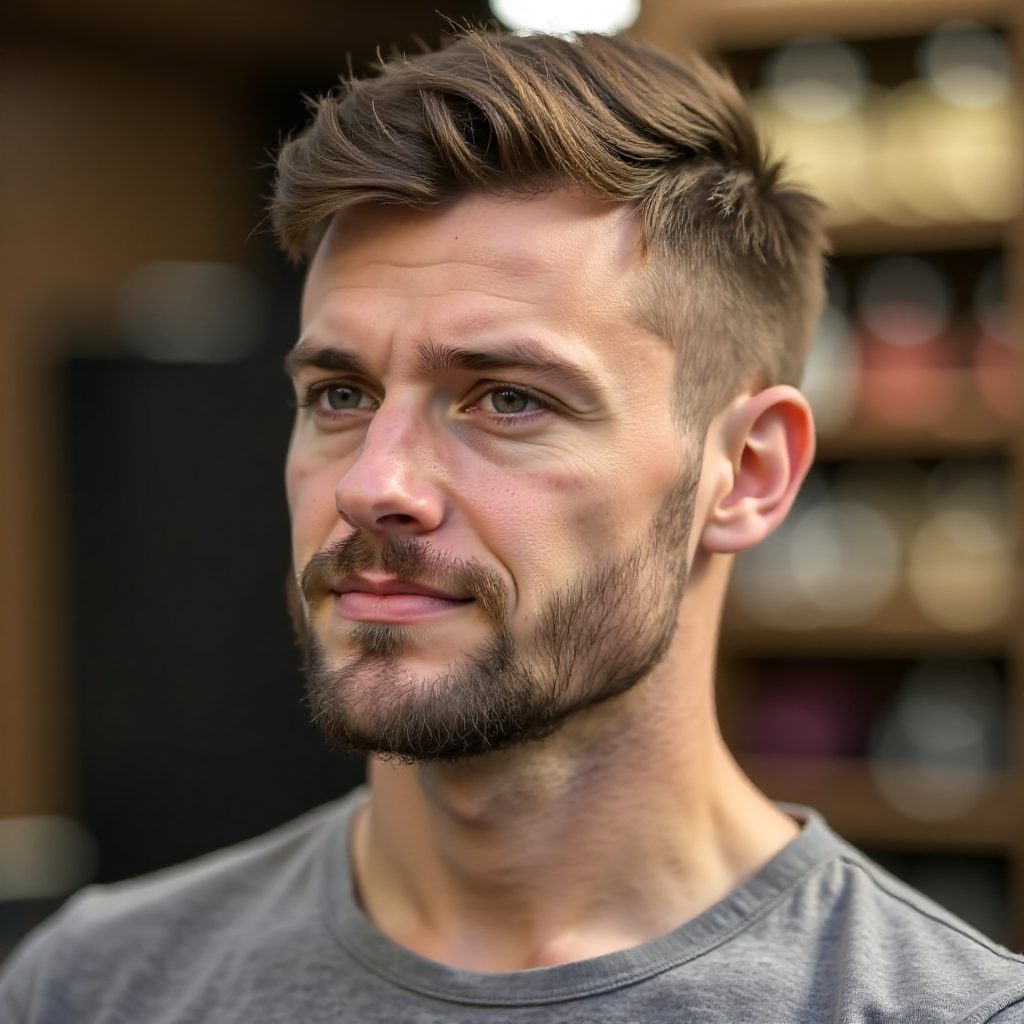 High Fade Haircut for Receding Hairline
