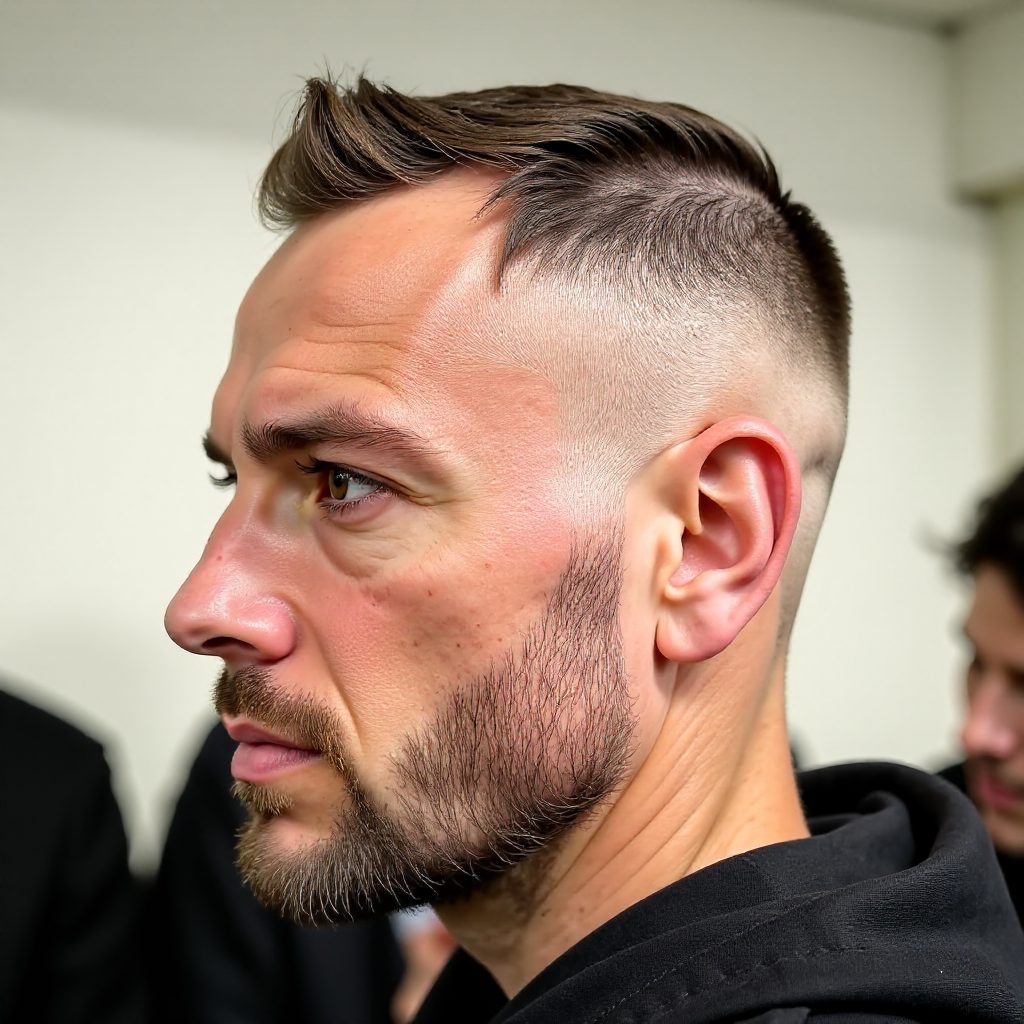 Line Up Buzz Hair Cut