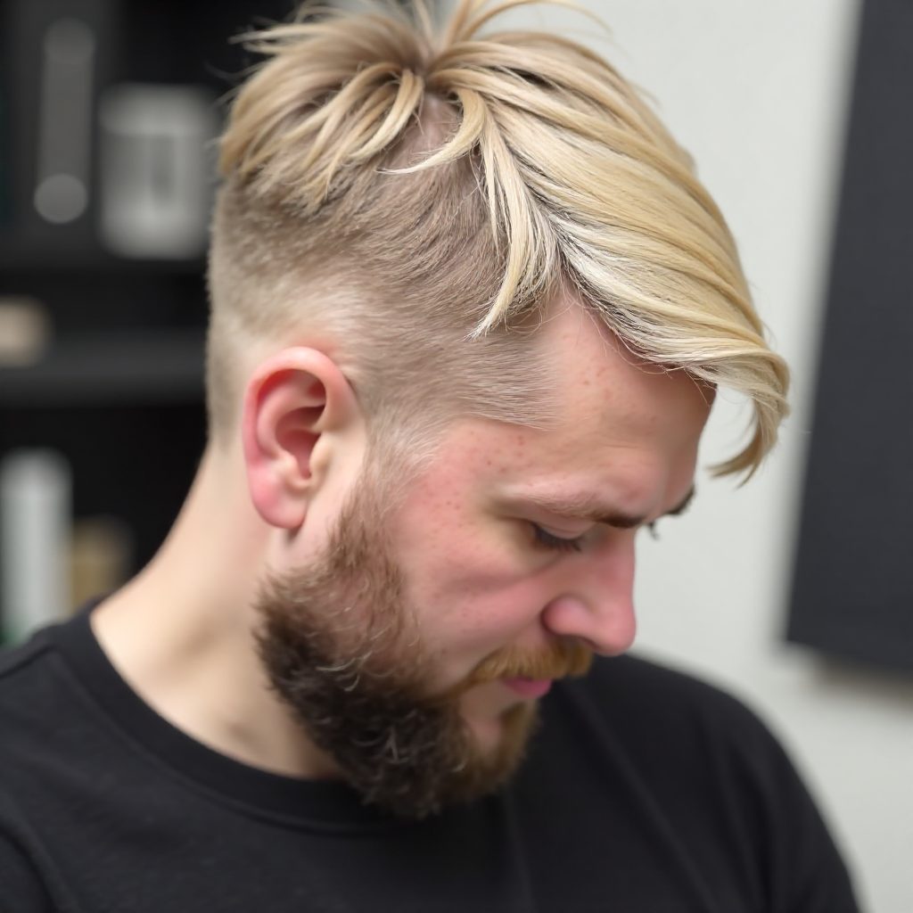 French Crop Haircut with Beard