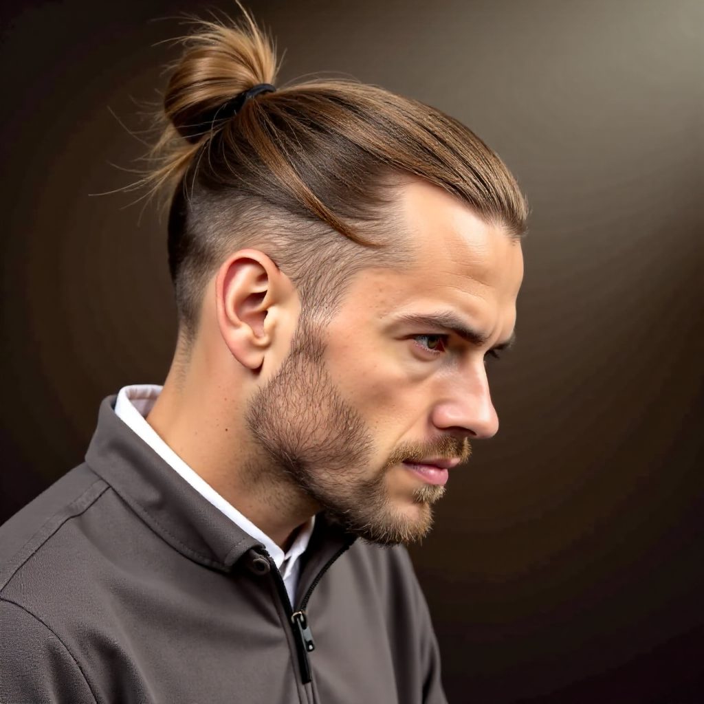 Freestyle Cornrows Man Buns