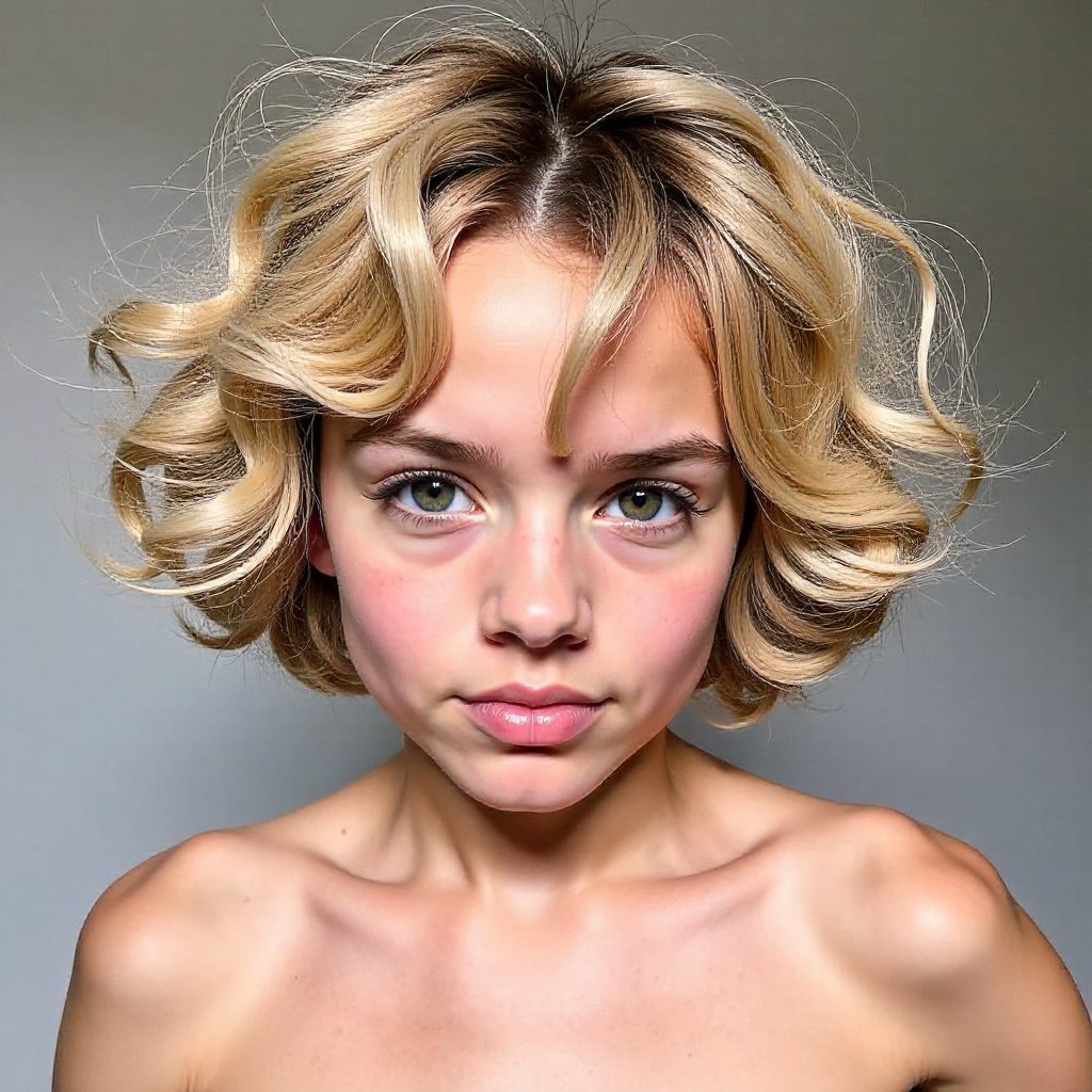 Dimensional Dirty Blonde Balayage on Natural Hair