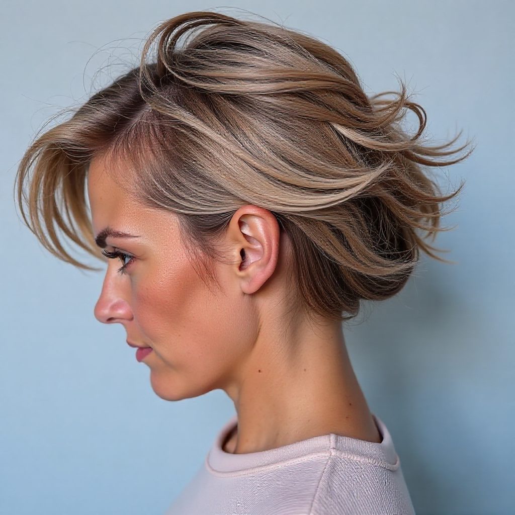 Pumpkin Spice Balayage on Afro Hair
