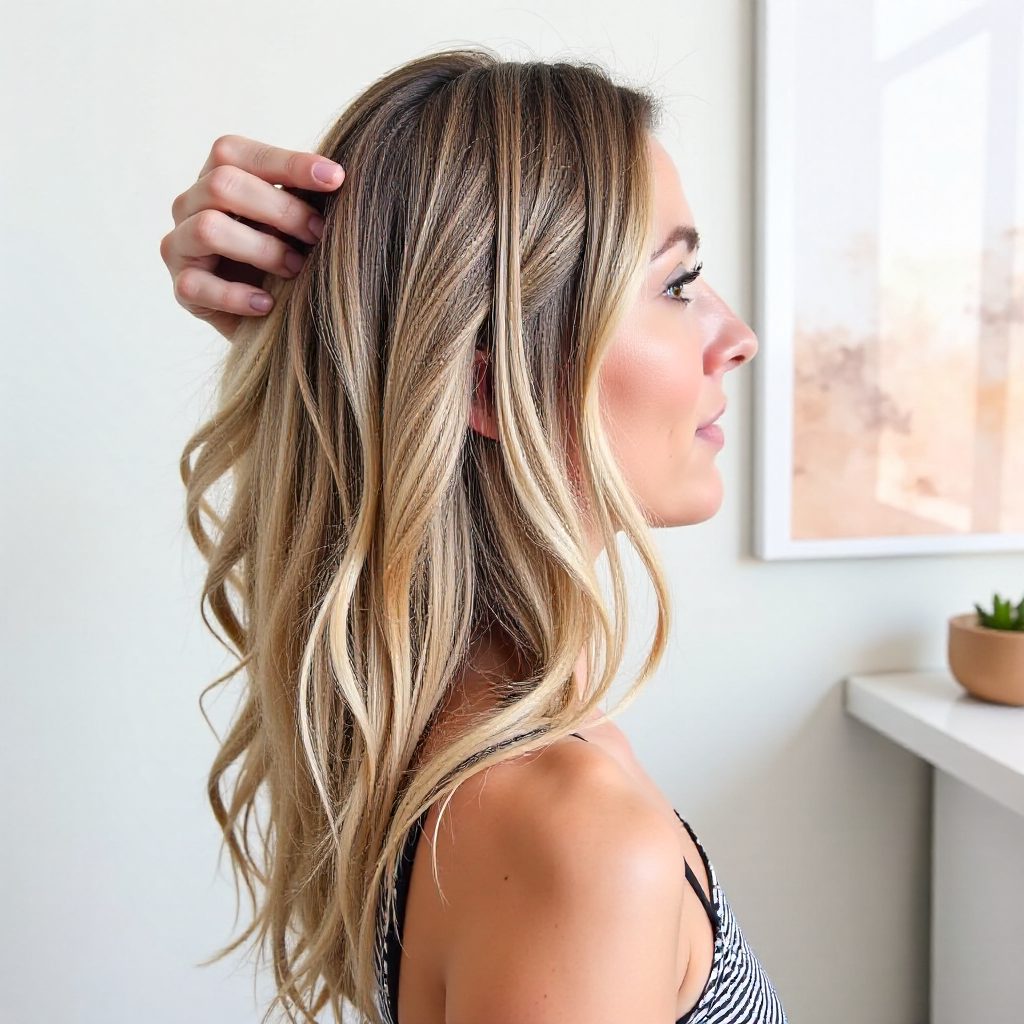 Half Dutch Braid Hairstyle