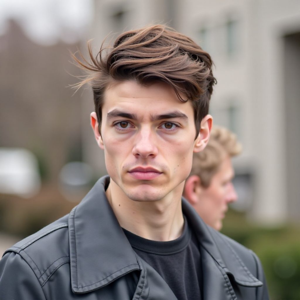 Edgy Pixie Cut Square Face