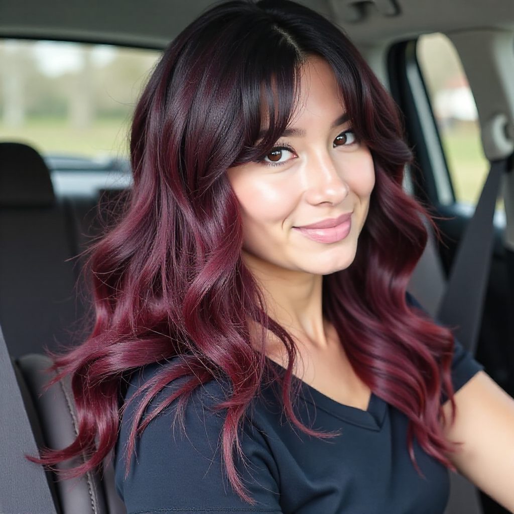 Black Cherry Plum Hair Color