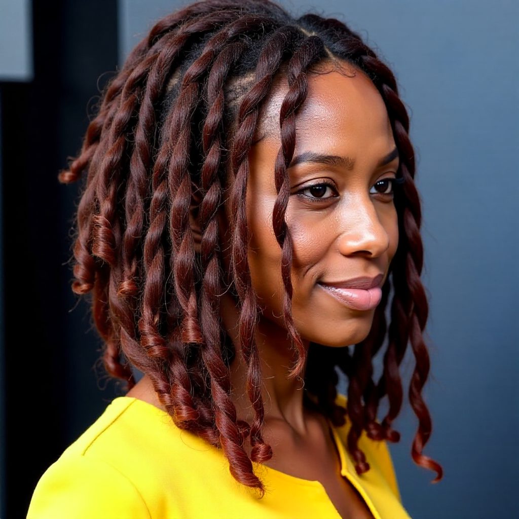 Bob-Length Butterfly Braids