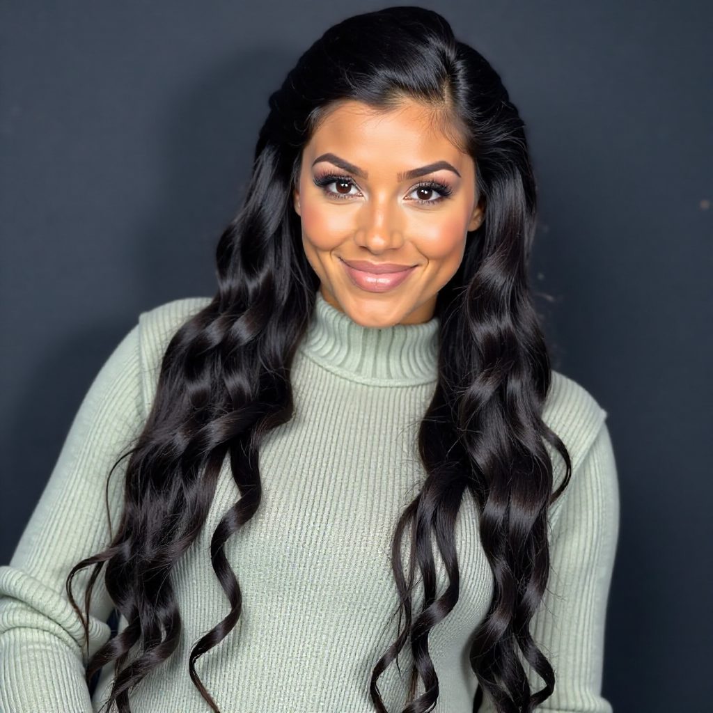 Small Bohemian Knotless Braids