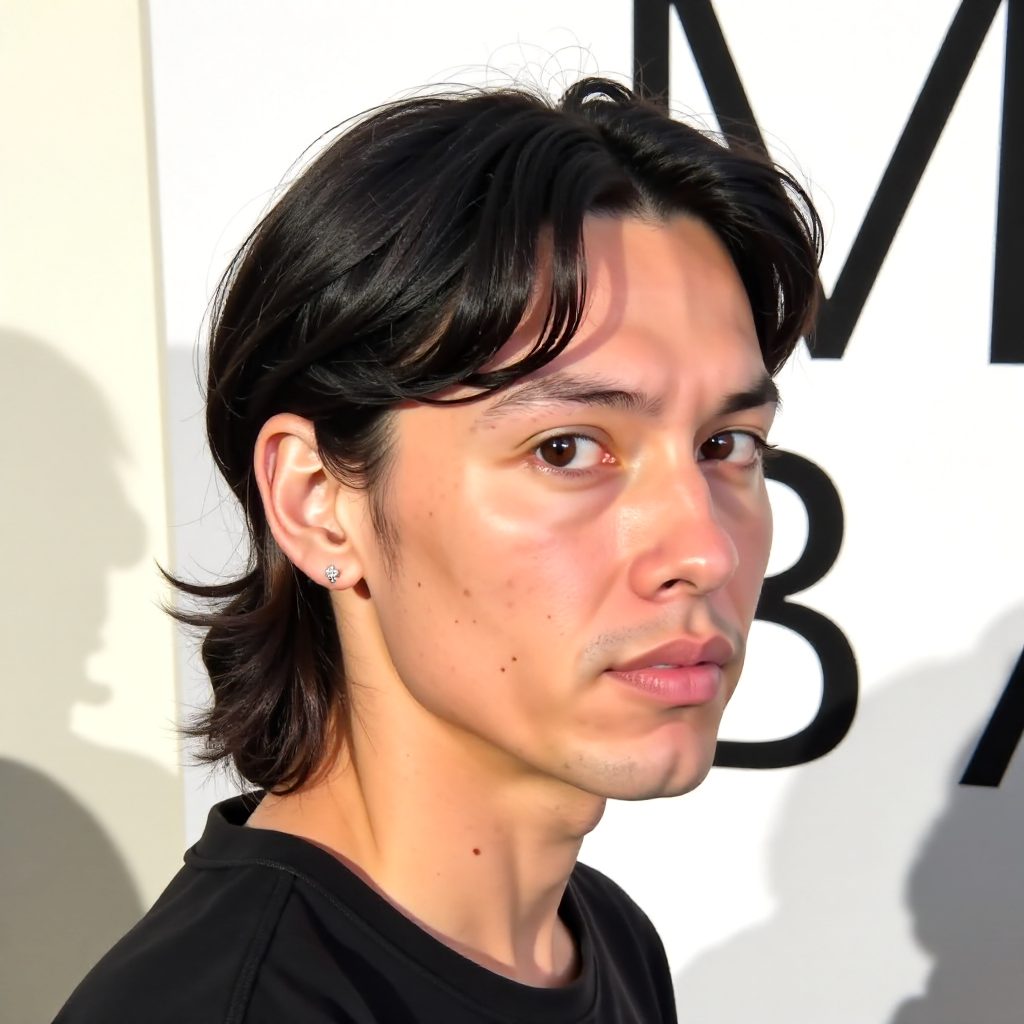Widow's Peak Mullet for Men