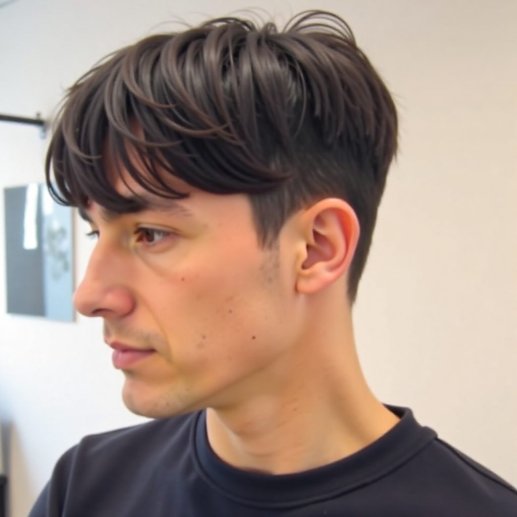 Korean Dandy Cut with Airy Bangs