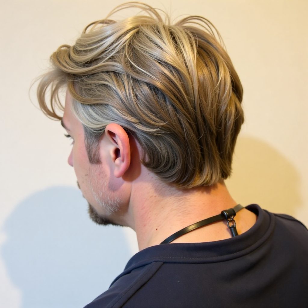 Rat Tail Mullet with Highlights
