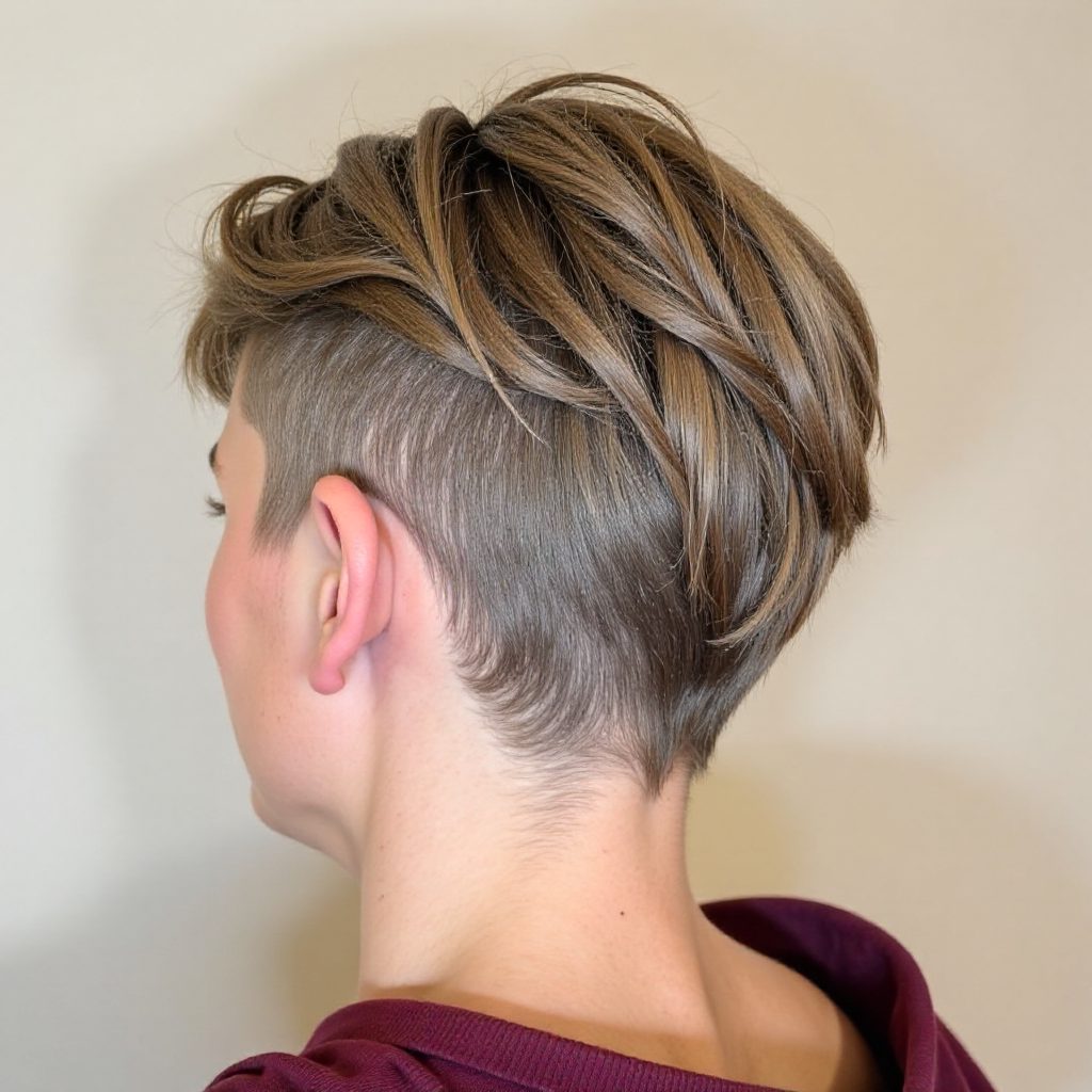 Mohawk with Rat Tail