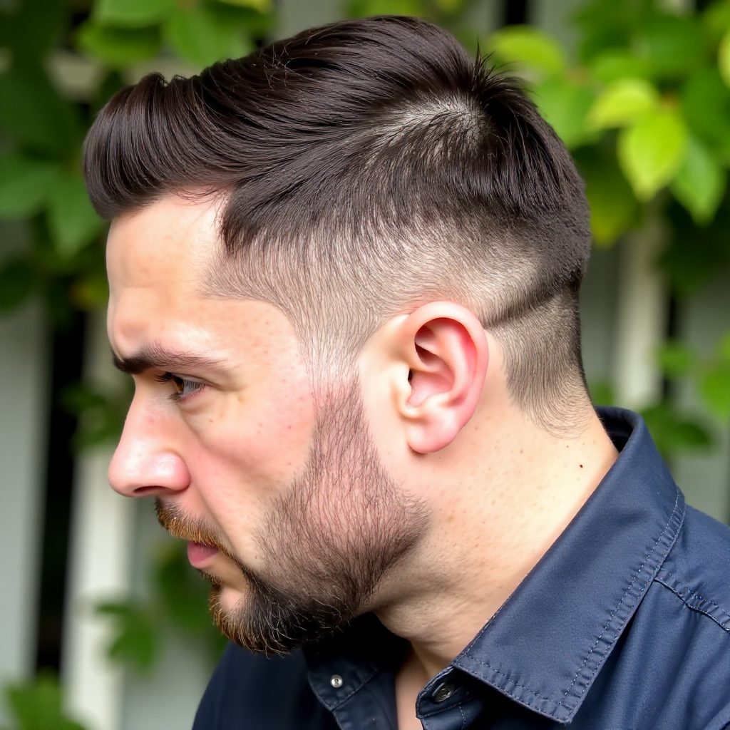 Ivy League with Burst Fade