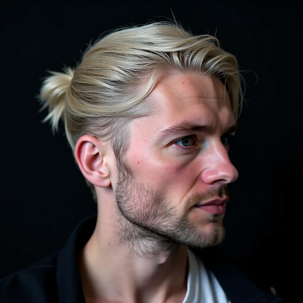 Mens Silver Hair