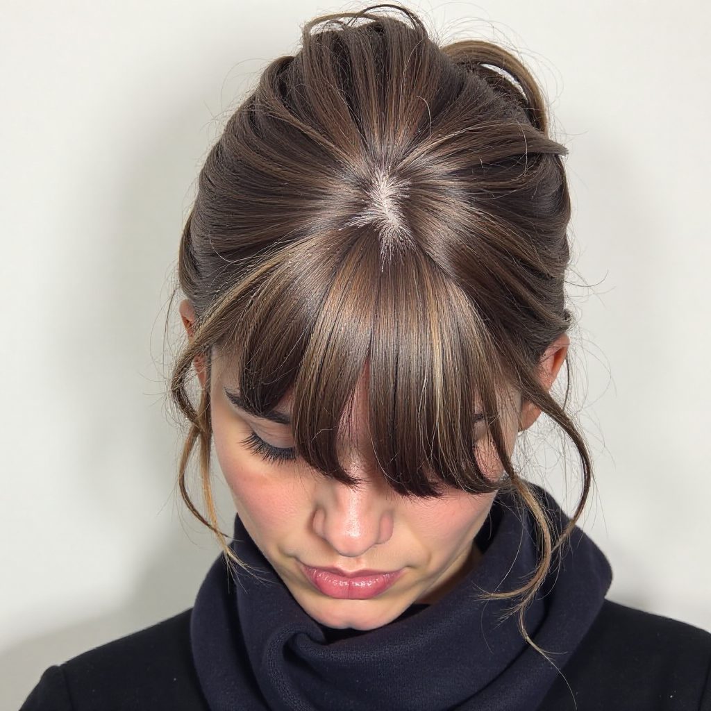 Top Knot for Bohemian Braids