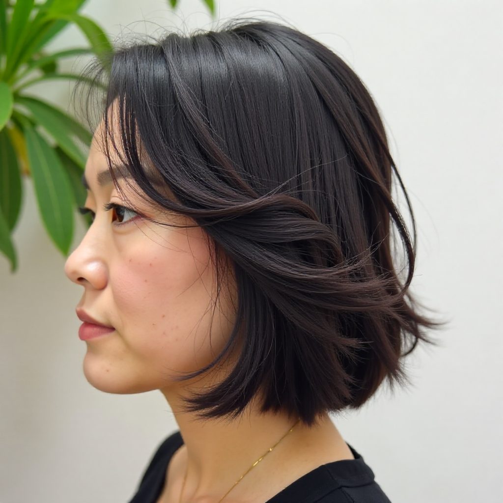 Bob with Layers for Women Over 60