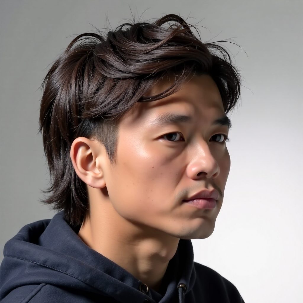 Medium Haircut for Oval Faces Male