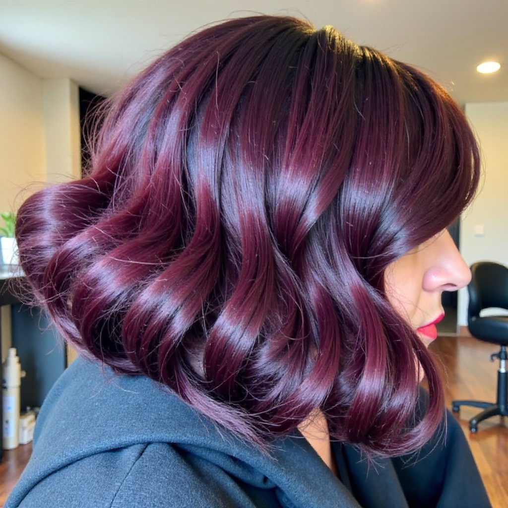 Dark Cherry Hair Color