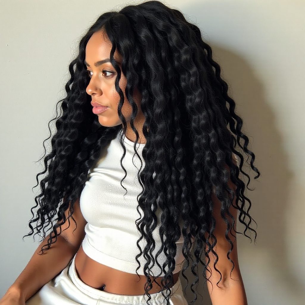 Gypsy Braids with Curls