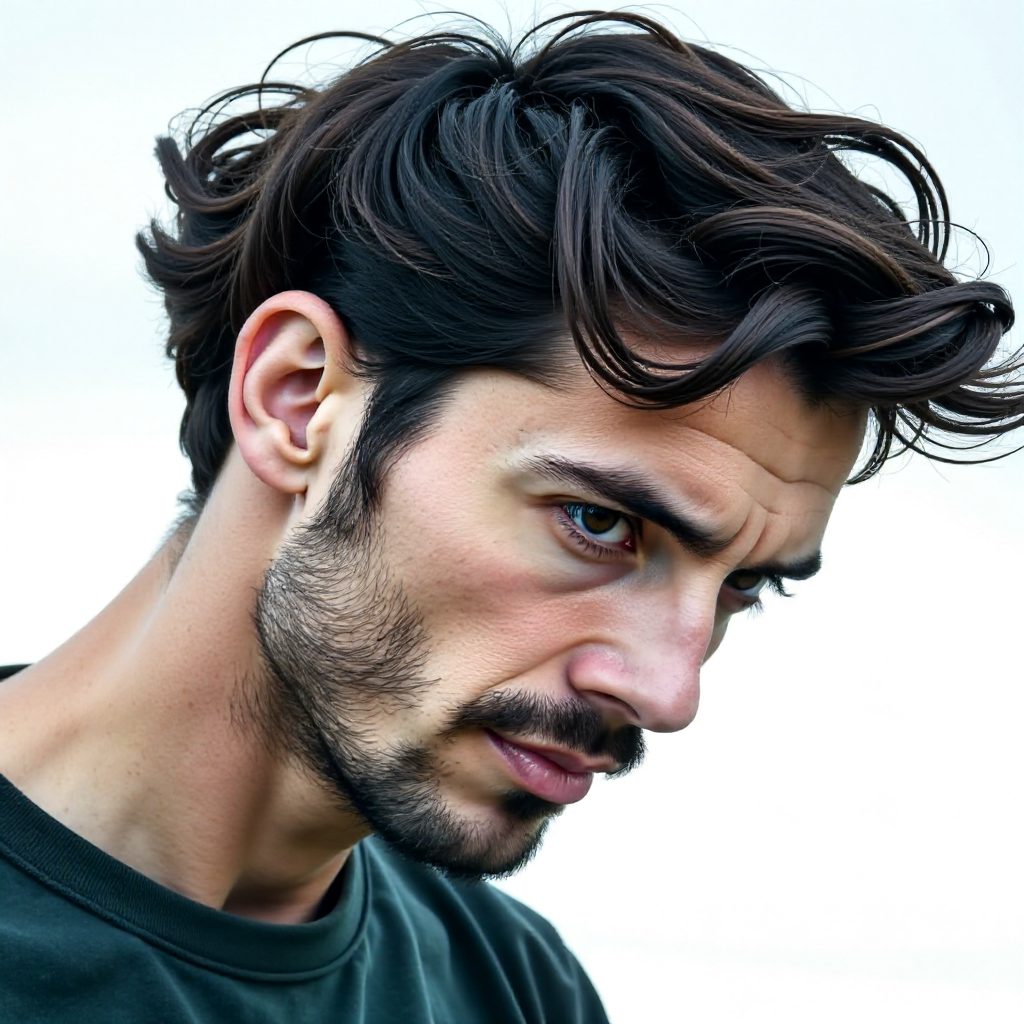 Oval Face Shape Hairstyles Men