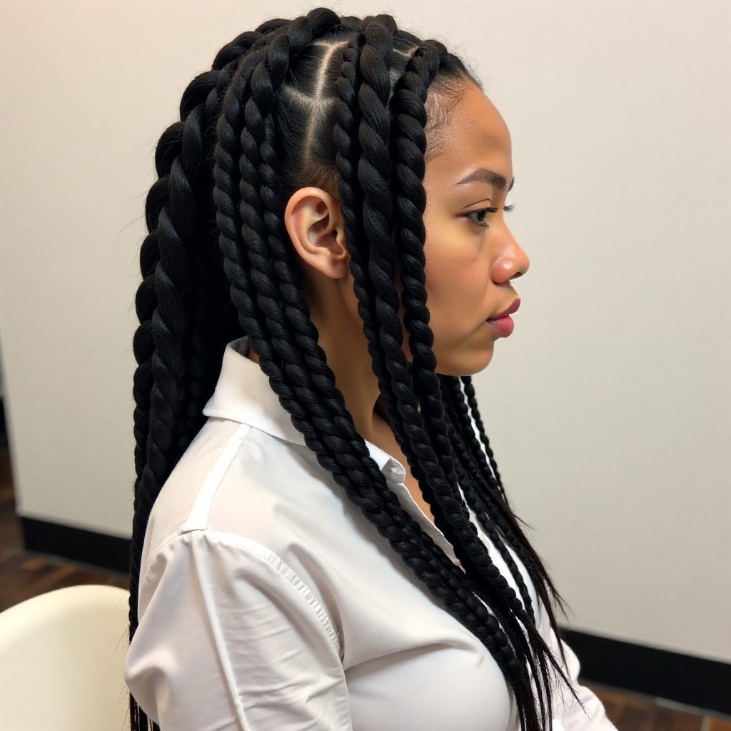 Thick Butterfly Braids