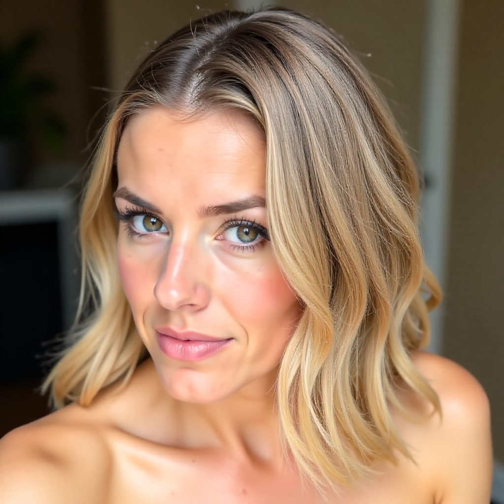 Braided Hairstyle for Widow’s Peak