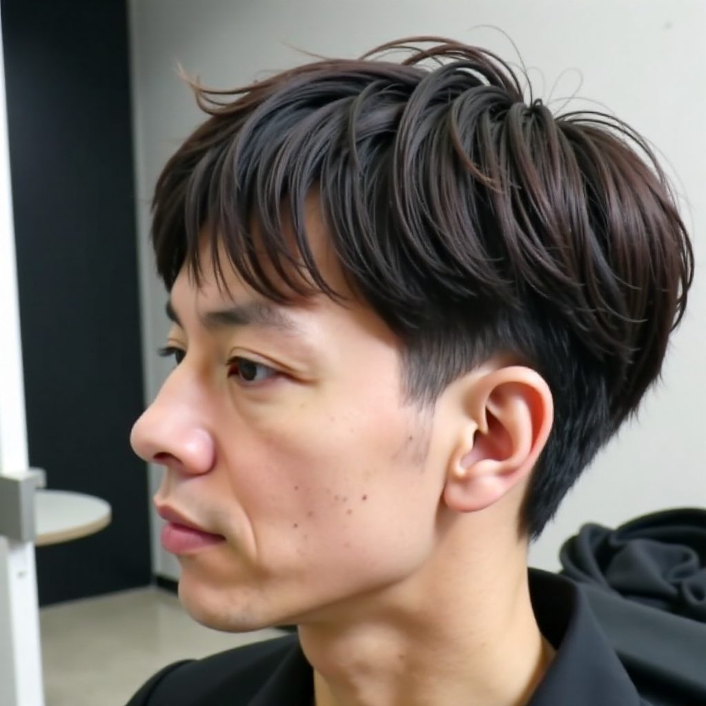 Tapered Fluffy Edgar Cut
