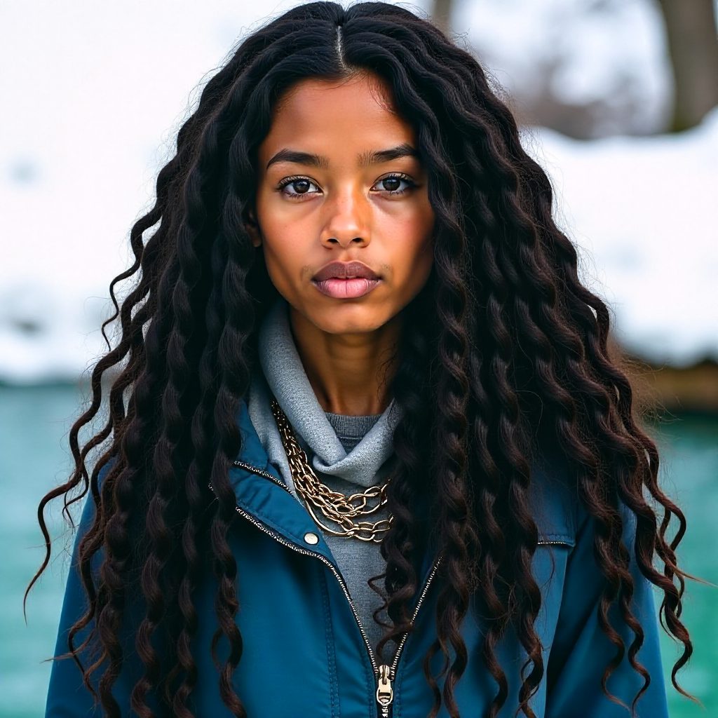 Marley Twists Half-Up Ponytail