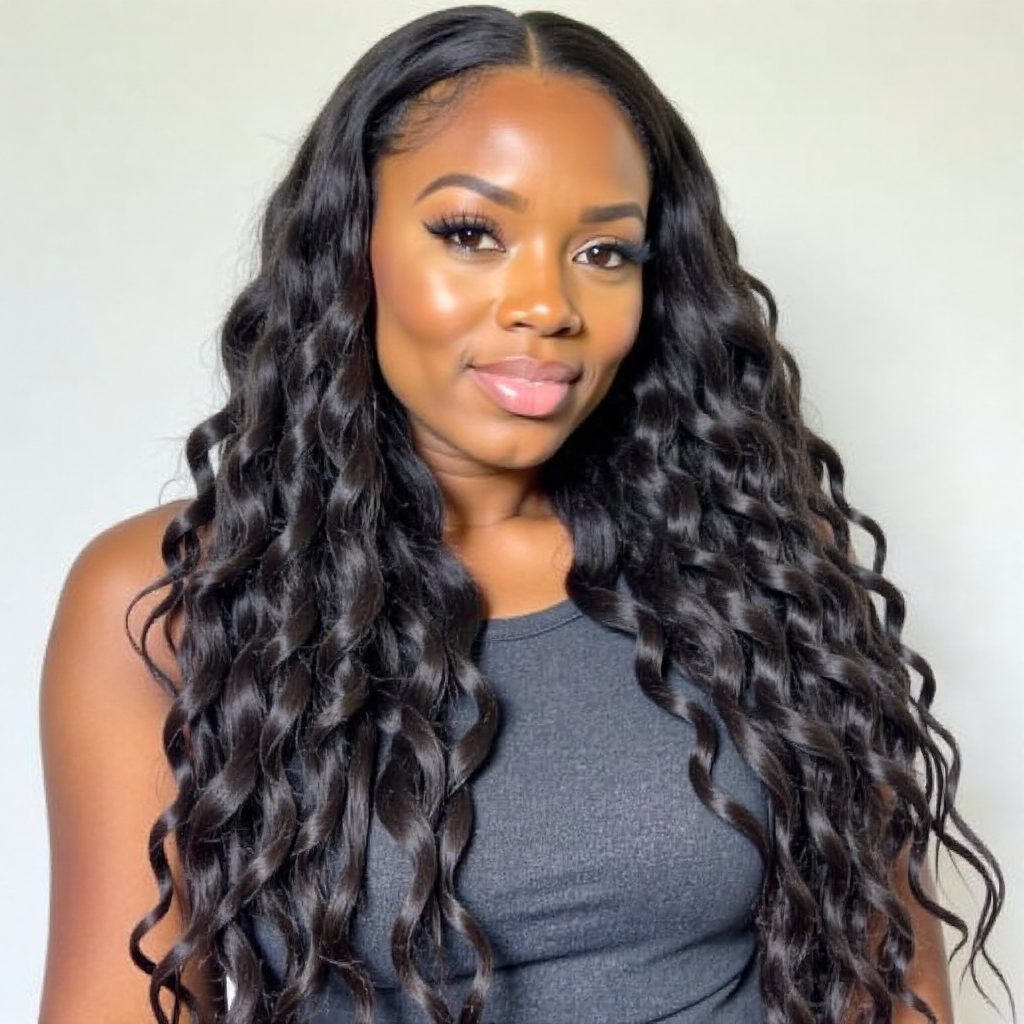 Long Soft Black Marley Twists