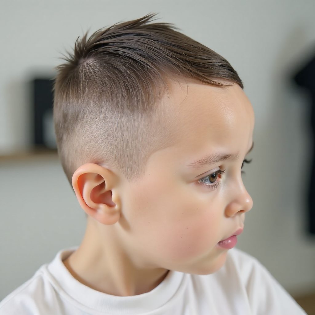 Caesar Fade for Older Men's Thin Hair