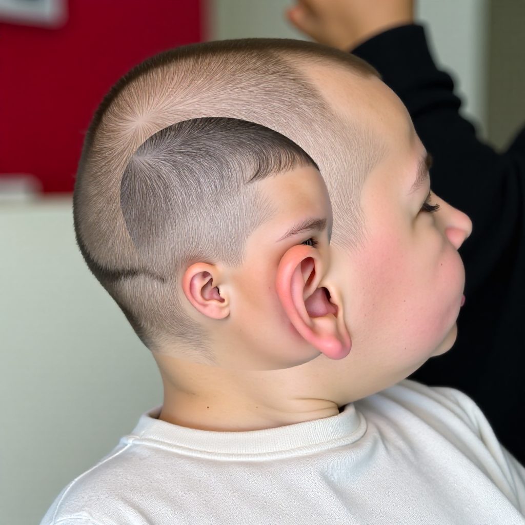 Skin Fade for Balding Older Men