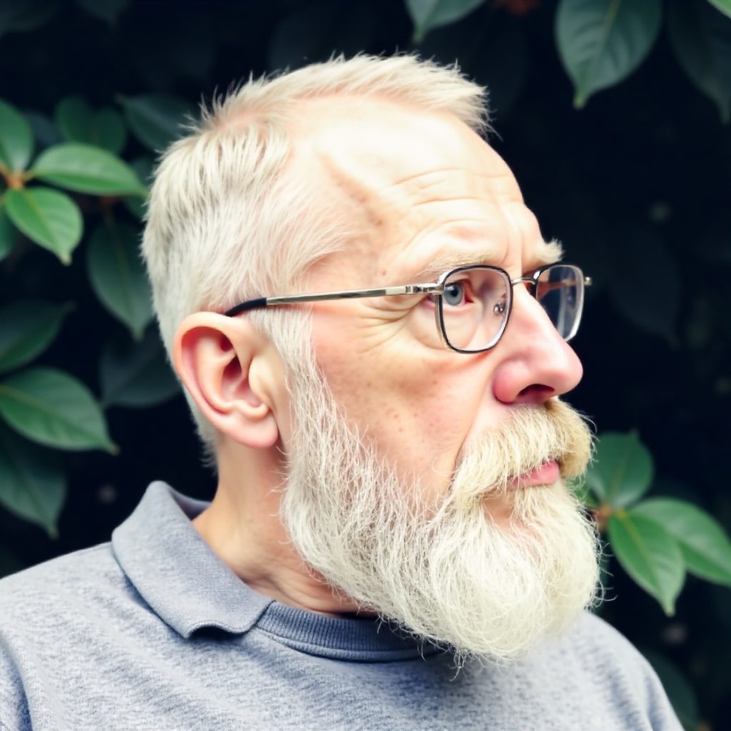 Modern Mature Men's Hairstyle for Thinning Hair