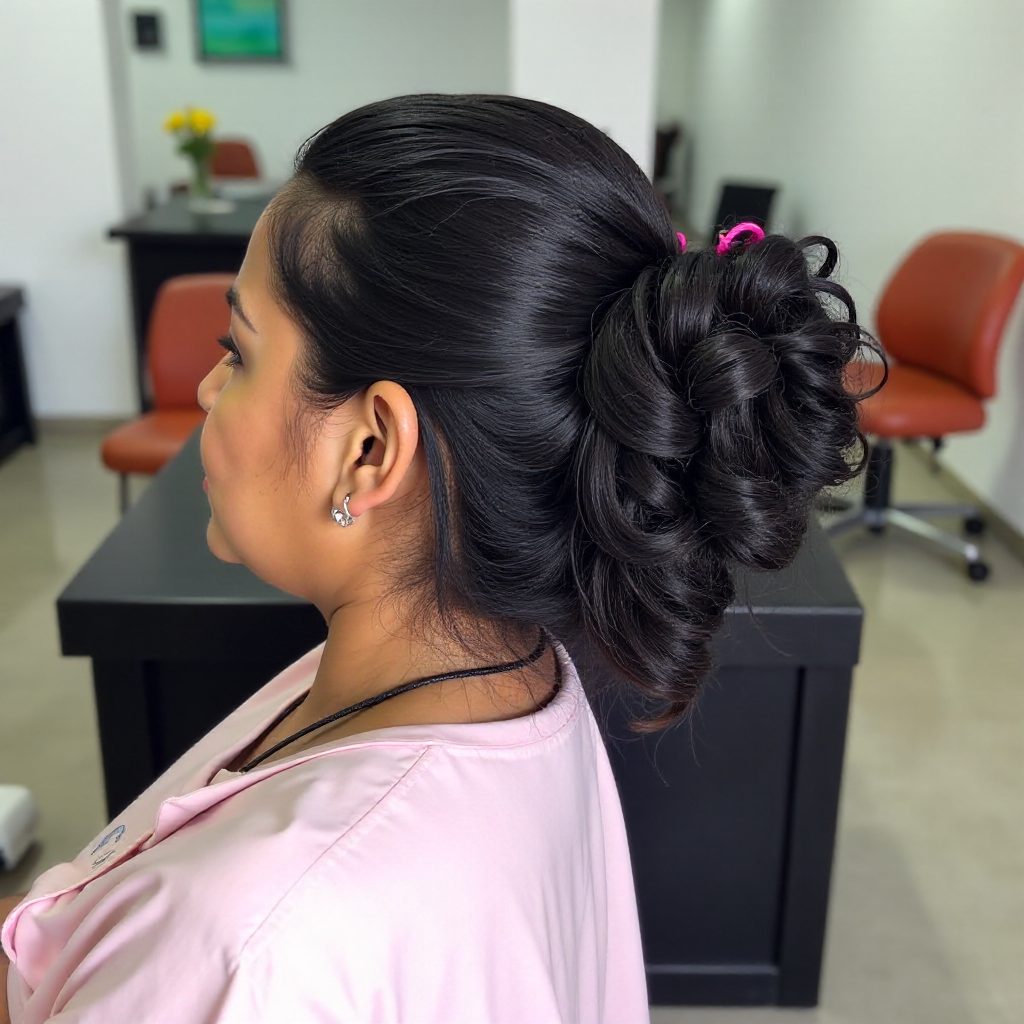 Marley Twists Half-Updo