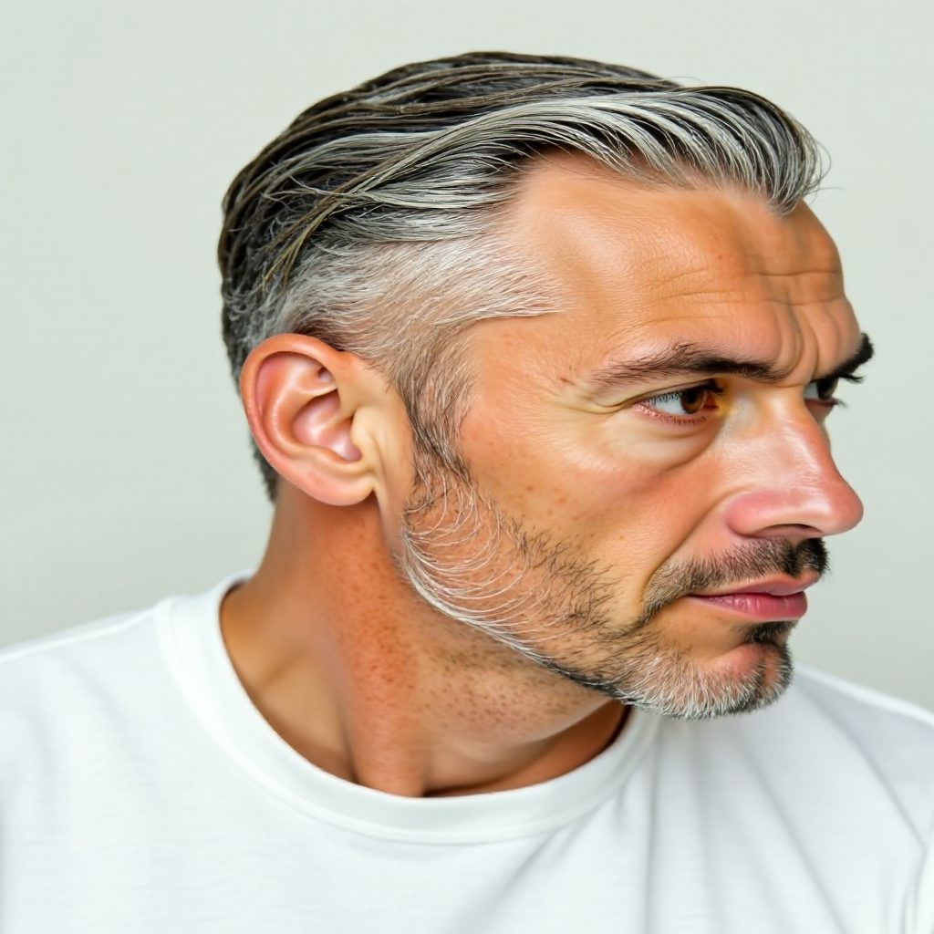 Older Guy's Fade for Thinning Hair