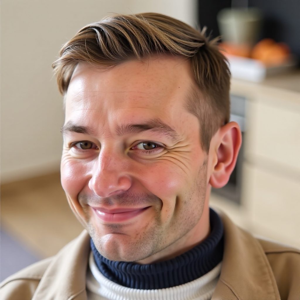 Short Sides Hairstyle for Men with Thinning Hair