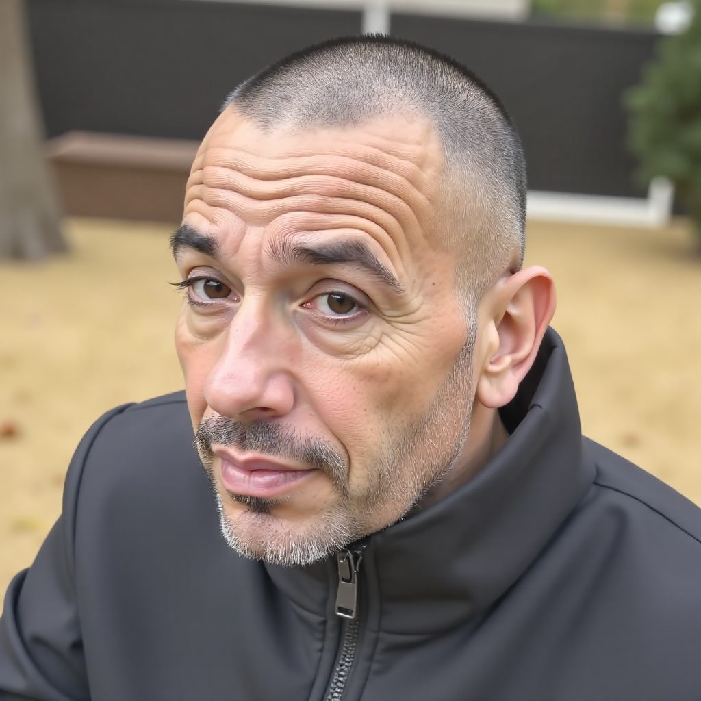 Black Older Men's Hairstyle for Thin Hair