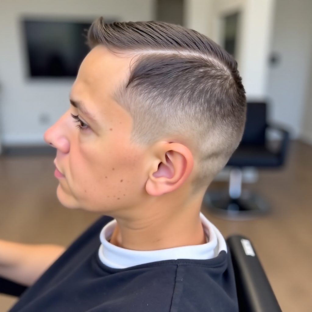 Hairstyle for Mature Men Thinning Hair in Front
