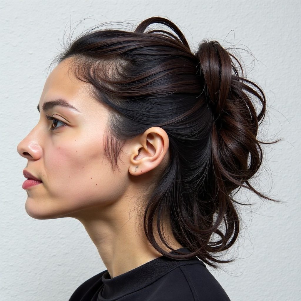 Undercut Fluffy Edgar Mullet