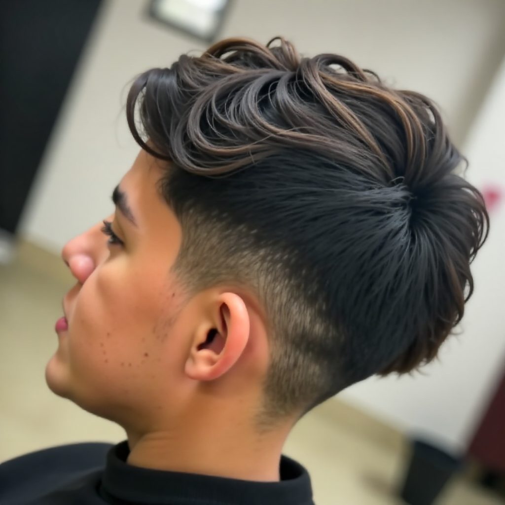 Fluffy Edgar Haircut Curly Hair
